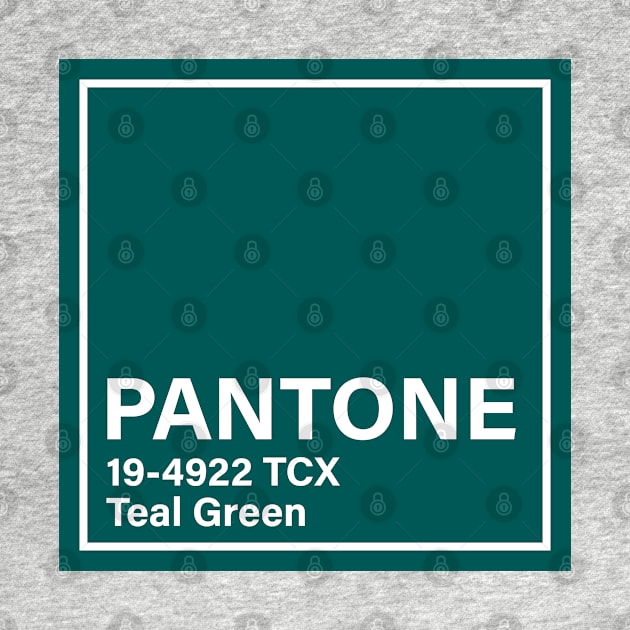 pantone 19-4922 TCX Teal Green by princessmi-com